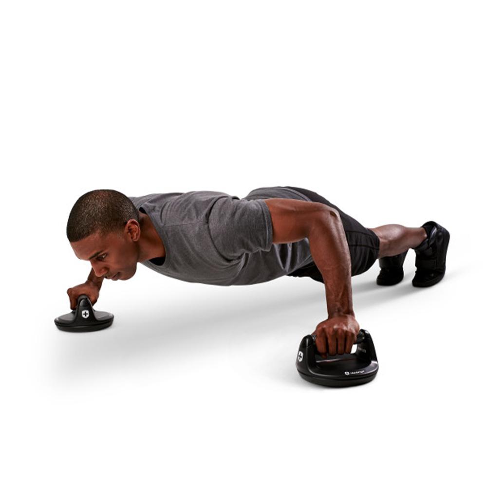 Harbinger Push Up Elite - Professional Push Up Bars for Home & Gym Workouts - Perfect for Strength Training, Calisthenics & Fitness Enthusiasts