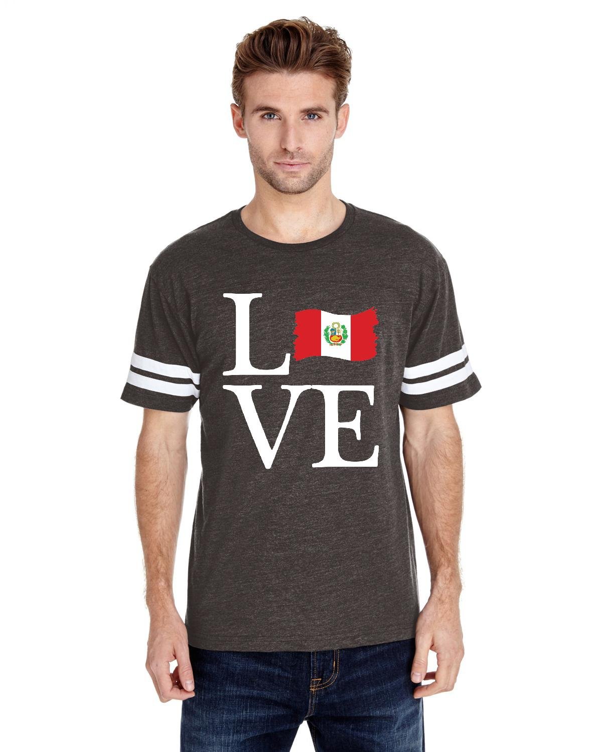 Love Peru Flag Unisex T-Shirt - Comfortable Travel Jersey, Perfect Gift for Travelers & Peru Fans - Ideal for Vacations, Sightseeing & Cultural Events