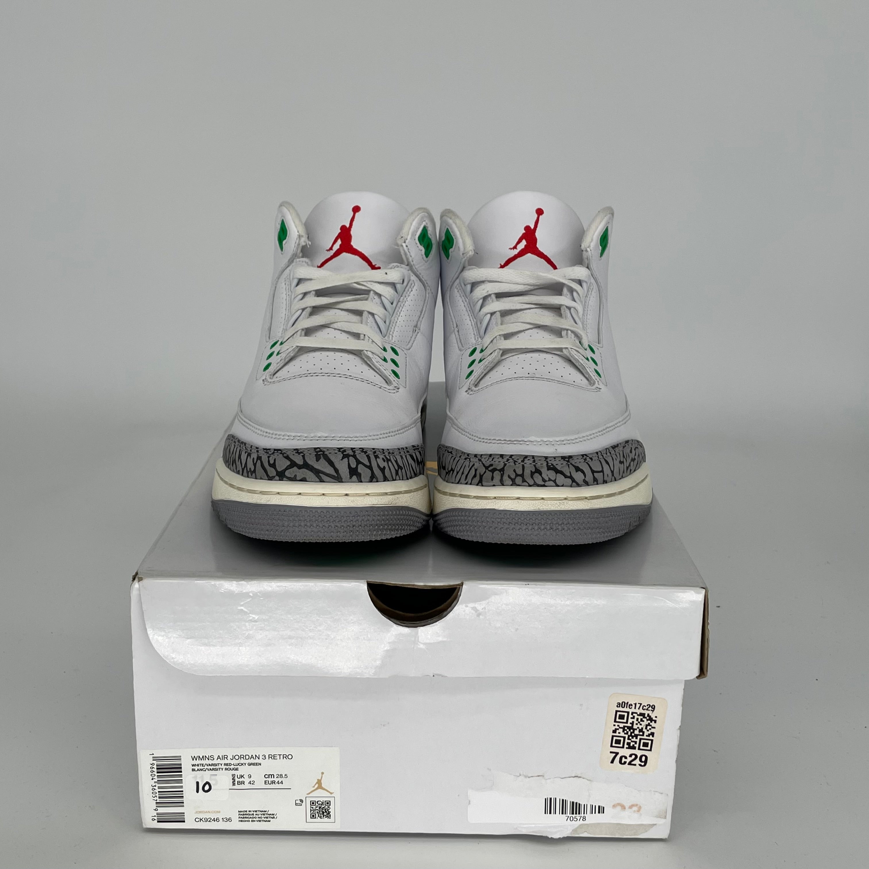 AIR JORDAN 3 Lucky Green Women's Basketball Shoes Size 10/11.5W - Style CK9246-136 | Retro Sneakers for Running, Gym & Streetwear Fashion