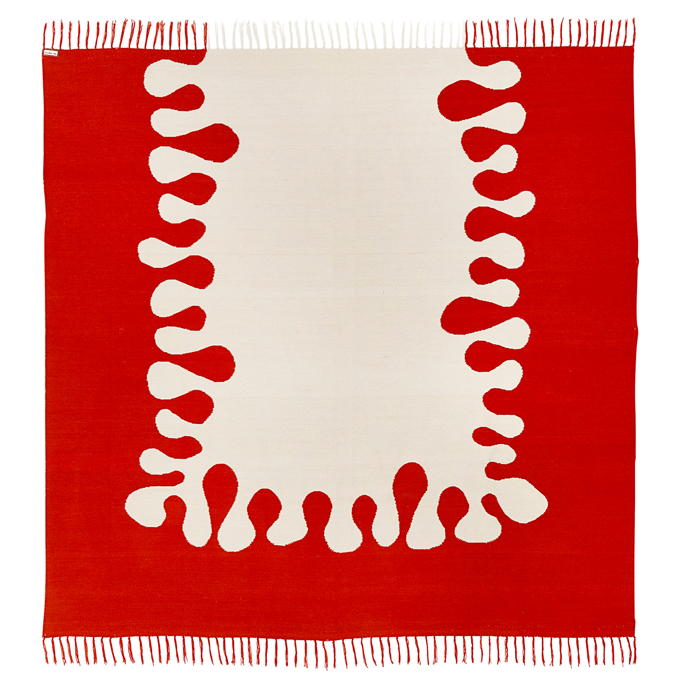 Soft Brushed Alpaca Throw Blanket - Cozy Amoeba Pattern Bedspread for Couch, Bed & Winter Warmth - Luxury Home Decor Gift