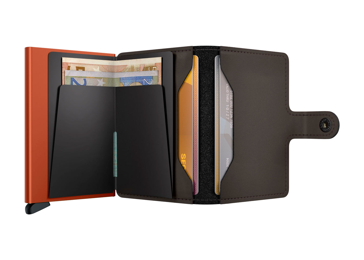 SECRID Miniwallet Matte - Slim RFID Blocking Leather Wallet for Men & Women | Perfect for Travel, Business & Everyday Use