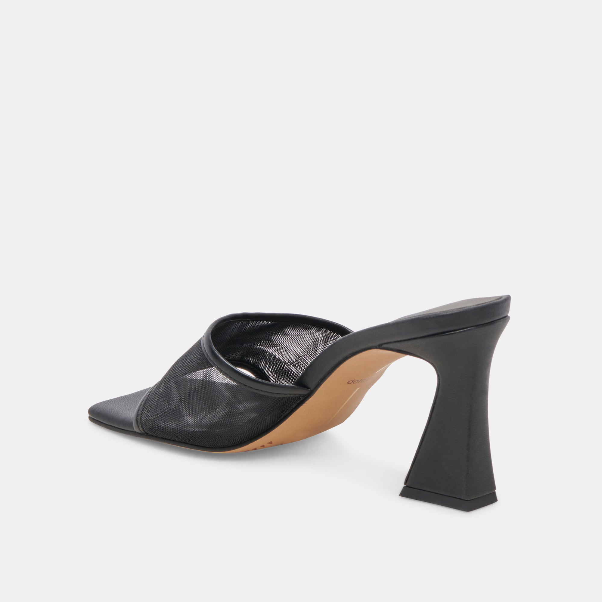 NARDA Women's Onyx Mesh High Heels - Elegant Pointed Toe Stiletto Pumps for Party, Wedding & Evening Events
