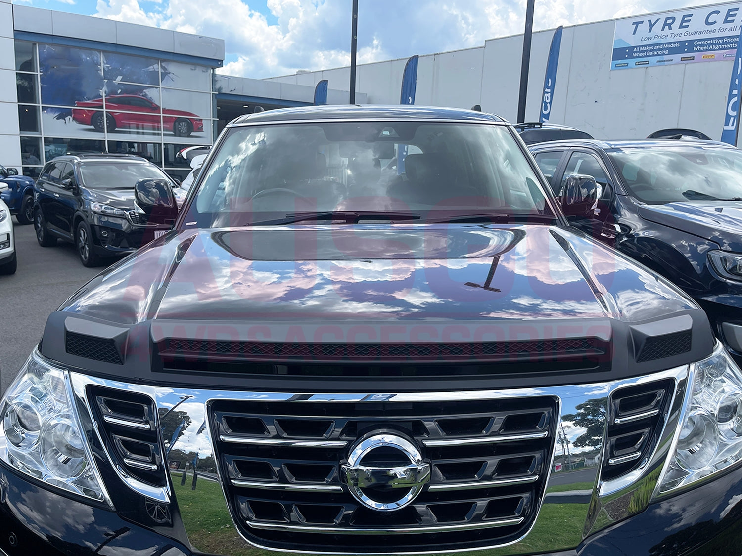 Weather Shields & Bonnet Protector for Nissan Patrol Y62 (2012-2019) - Rain Guard & Hood Protection for All-Weather Driving & Off-Road Adventures