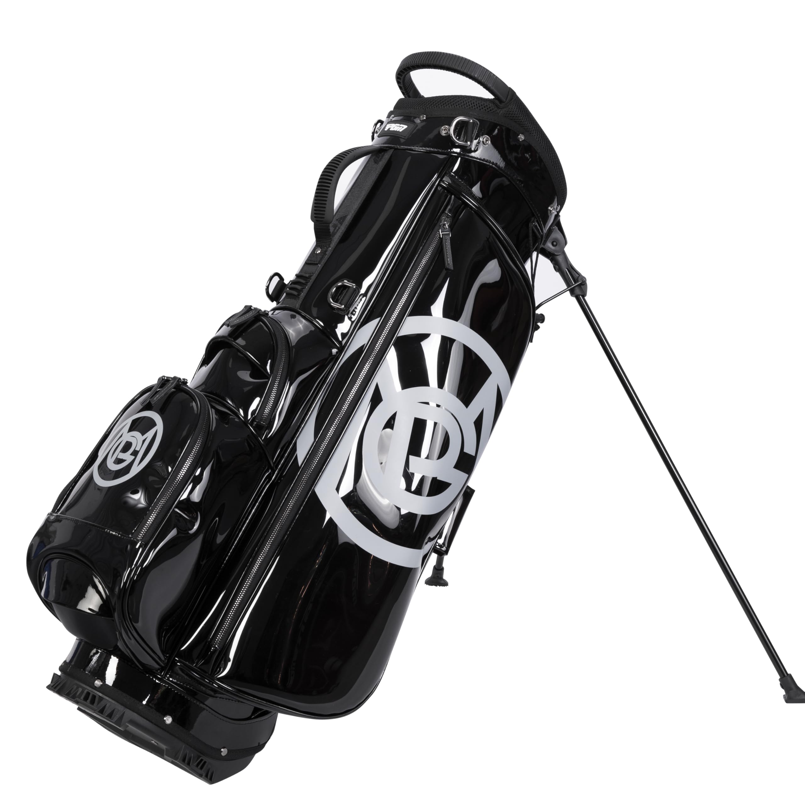 PGM Lightweight Waterproof Golf Stand Bag with 5-Way Divider & Stable Triangle Bracket - Durable Golf Club Cart Bag with Adjustable Strap for Men & Women - Perfect for Travel & Course Use