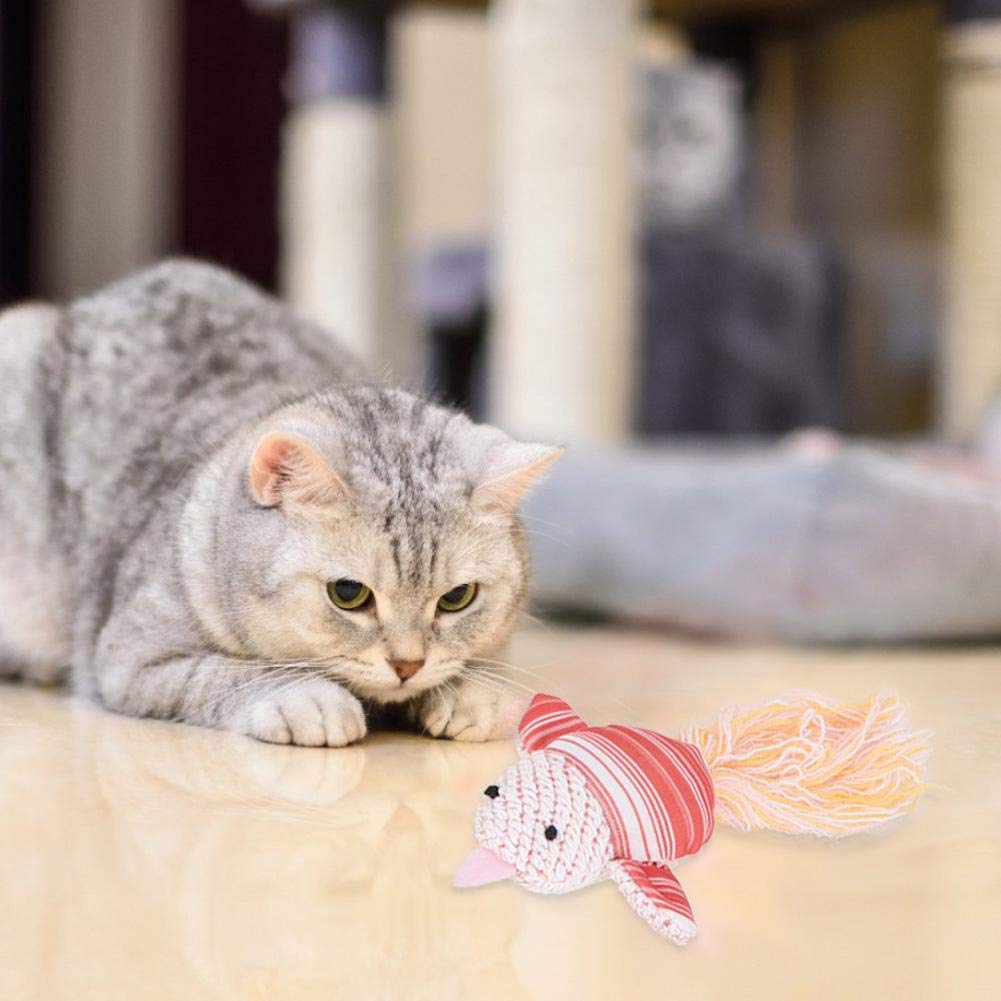 Leftwei Valentine's Day Cat Toys - 5PCS Durable Catnip Toys with Cute Sounds for Kittens & Puppies | Perfect for Playtime, Training & Bonding with Pets