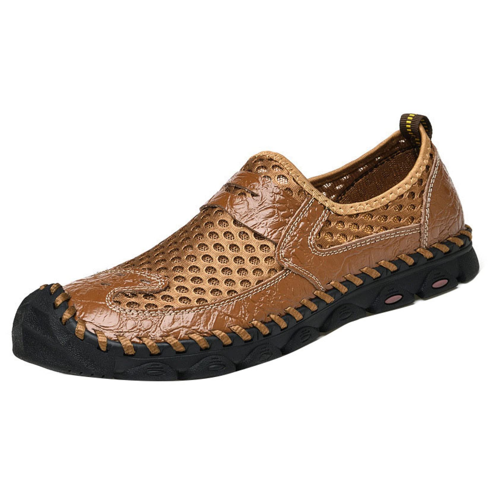 Breathable Men's Slip-On Loafers - Lightweight Mesh Casual Shoes for Summer, Outdoor & Driving | Perfect for Walking, Travel & Boat Activities