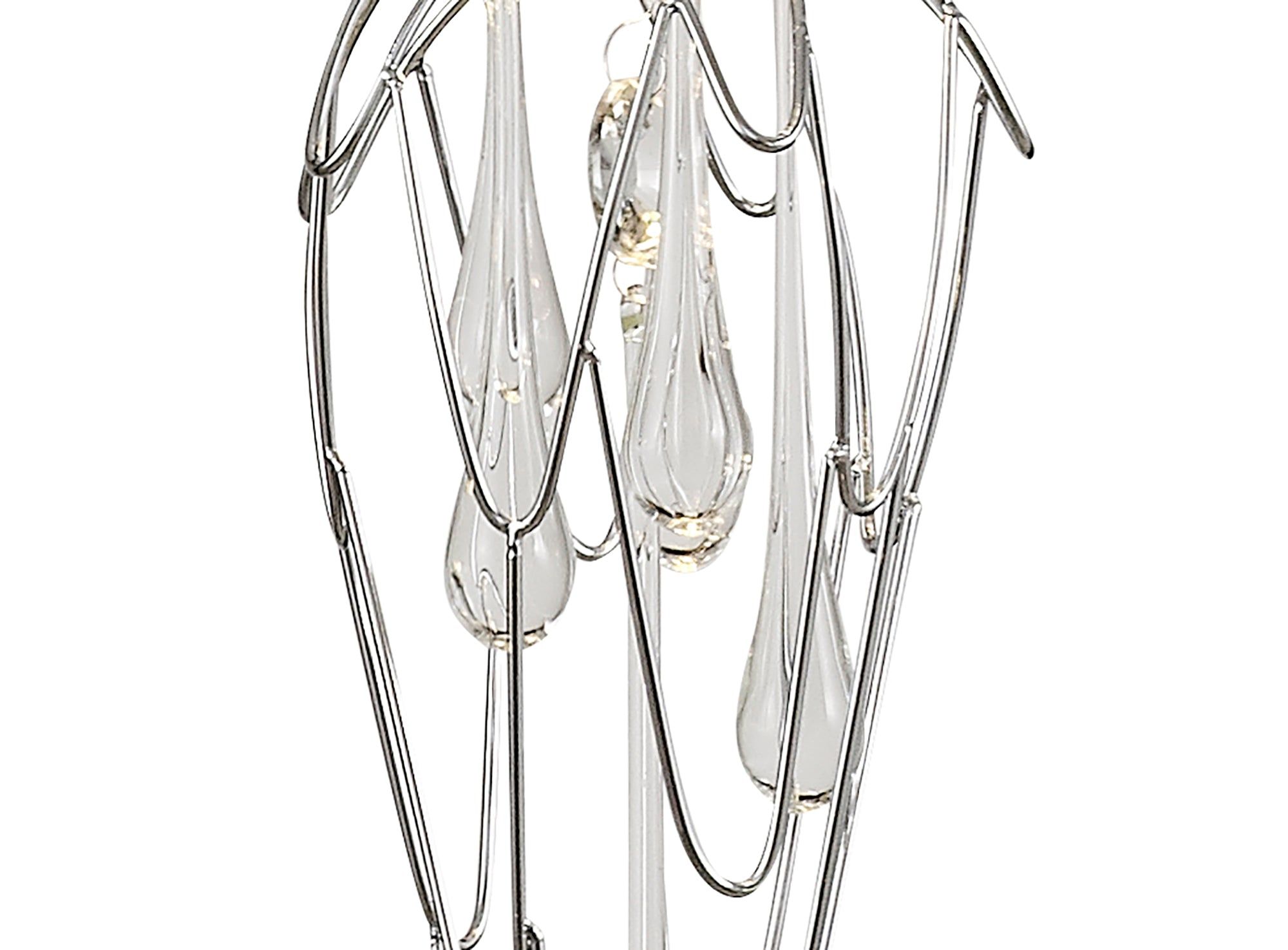 Polished Chrome Accent Pendant Light with GU10 Socket - Perfect for Kitchen Island, Dining Room, and Bedroom Lighting