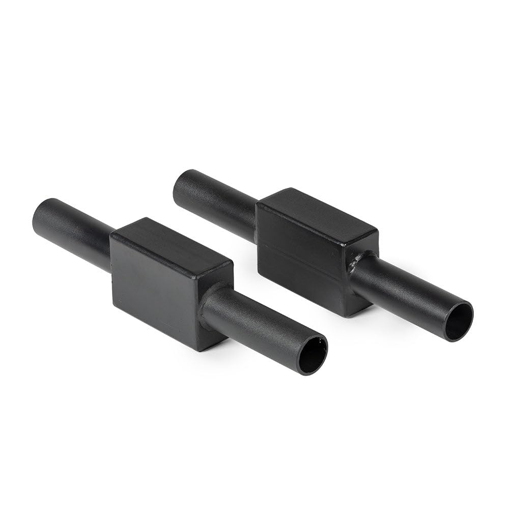 Titan Fitness Olympic Dumbbell Handles Pair - Heavy Duty Steel Barbell for Weightlifting, Strength Training - Perfect for Home Gym, CrossFit & Powerlifting Workouts
