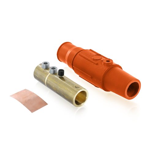 17 Series Cam Type Detachable Plug with Double Set Screw Termination - 350-500MCM, 600A Max - Heavy Duty Electrical Connector for Industrial Equipment & Power Distribution