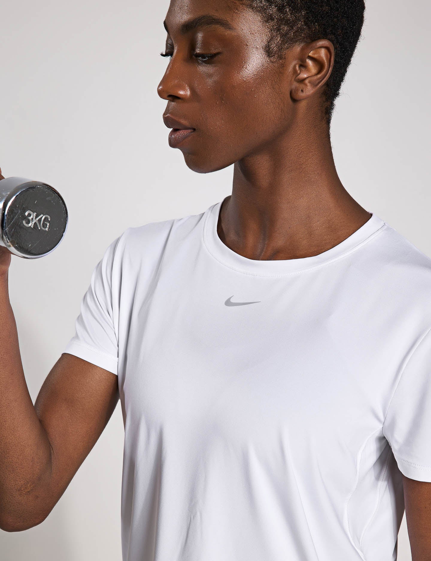 Classic Dri-FIT Short Sleeve T-Shirt for Men & Women - Moisture Wicking Activewear - White/Black - Perfect for Running, Gym Workouts & Outdoor Sports