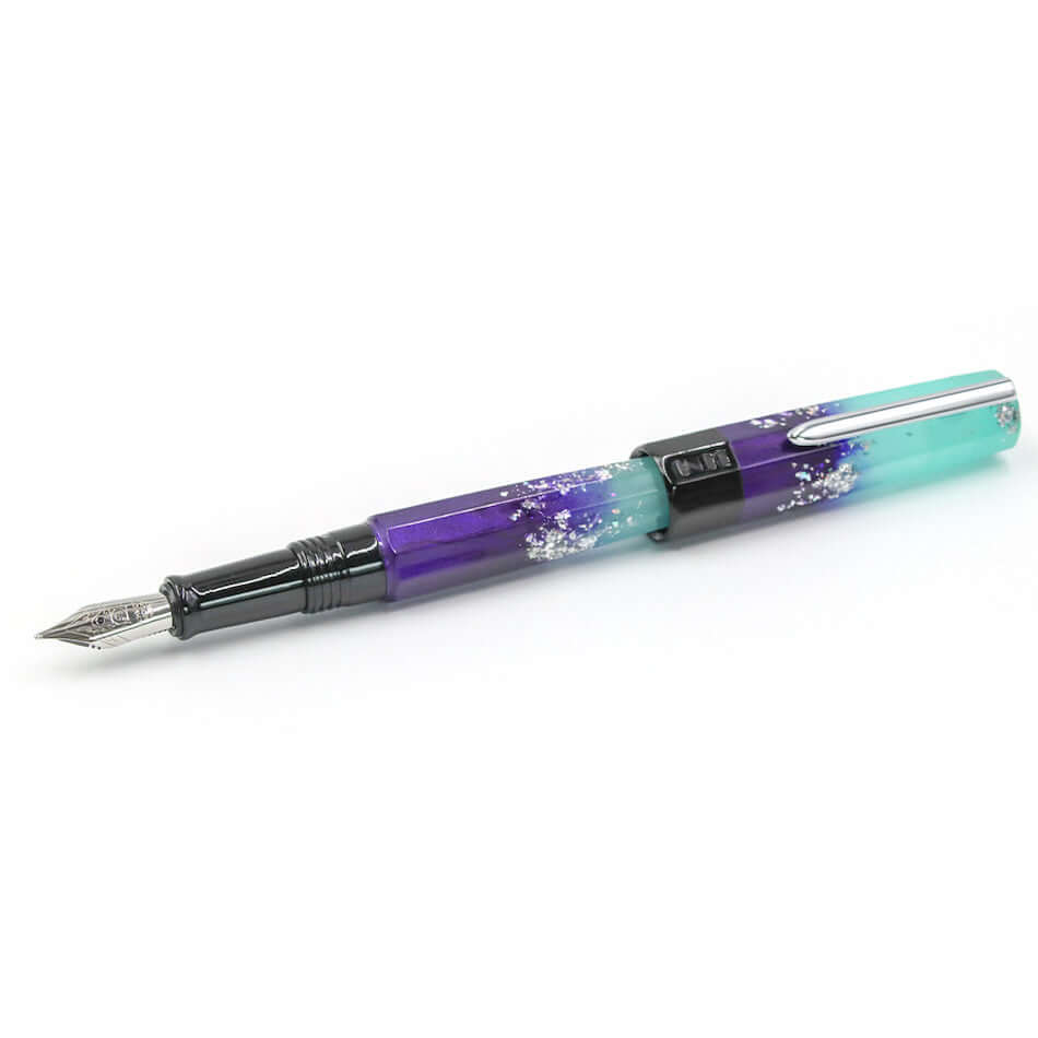 Benu Euphoria Fountain Pen - Ocean Breeze Blue Luxury Writing Instrument for Calligraphy & Signature - Perfect Gift for Writers, Professionals & Pen Collectors (Office, Journaling, Wedding Use)