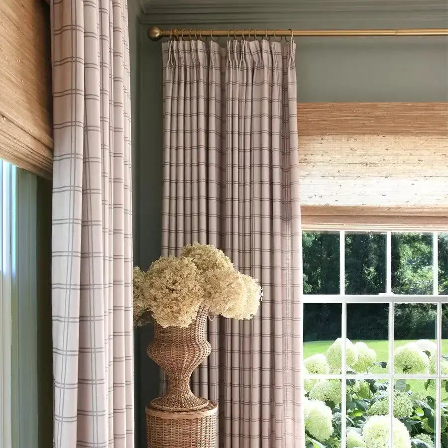 Natural Jute Bamboo Woven Window Shade - Eco-Friendly Room Darkening Blinds for Living Room & Bedroom - Sustainable Home Decor for Sun Protection & Privacy