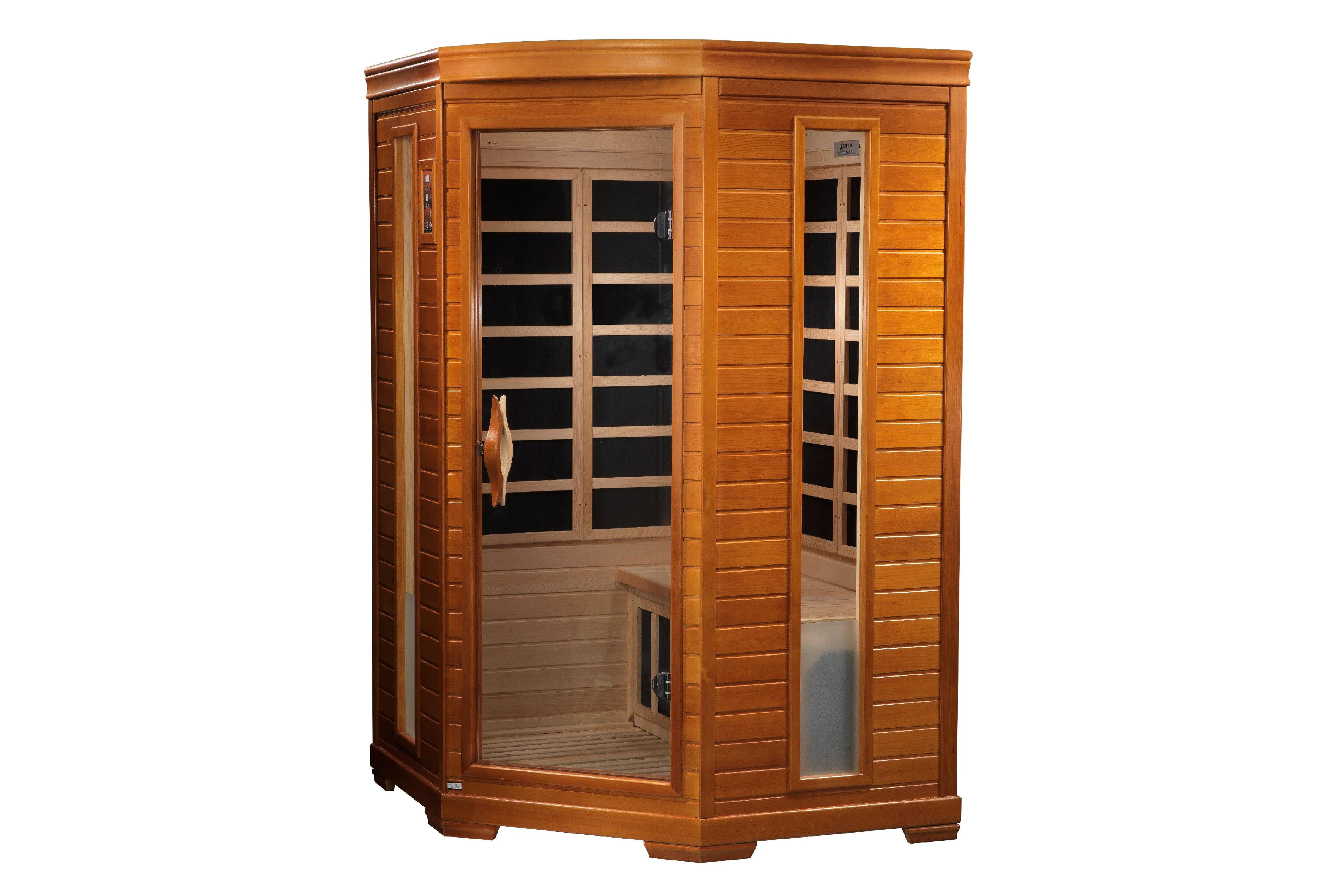 Dynamic Heming 2 Person Low EMF Far Infrared Sauna for Home Relaxation & Detox - Perfect for Wellness & Pain Relief Therapy
