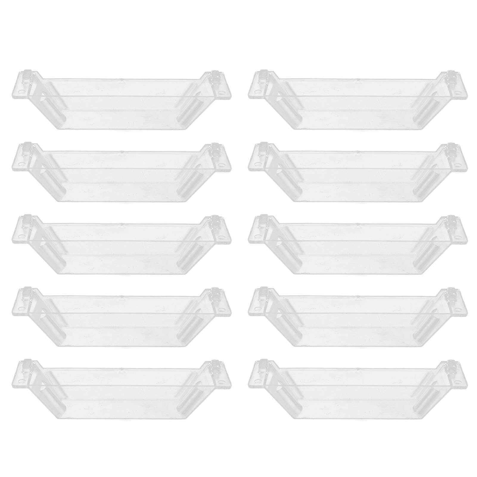 10PCS Universal Range Hood Oil Cup Collector - Transparent Rectangle Kitchen Accessories for Home & Restaurant Use - Easy to Clean & Durable for Range Hood Maintenance
