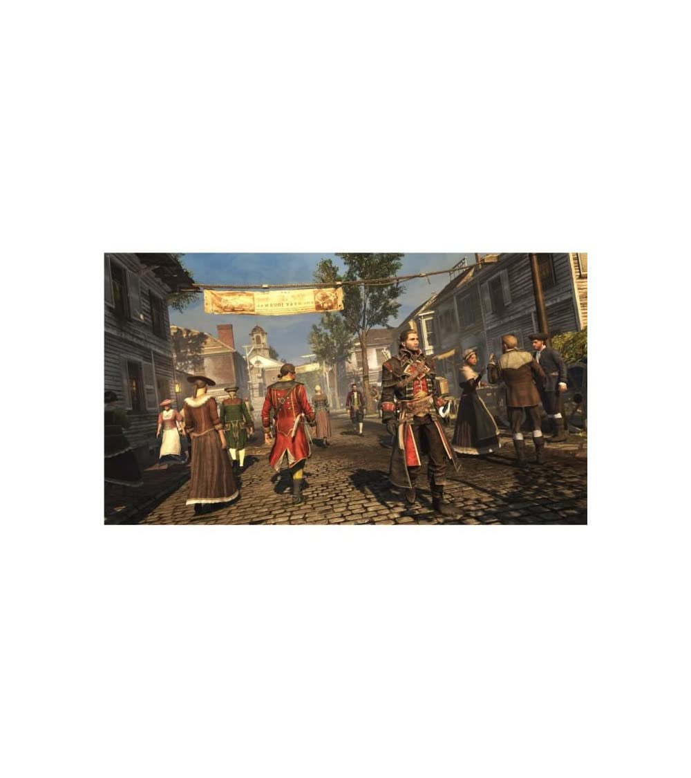 Assassin's Creed Rogue Remastered - PS4 Game (PlayStation 4) | Action-Adventure Open World | Perfect for Fans of Historical Fiction & Stealth Gameplay
