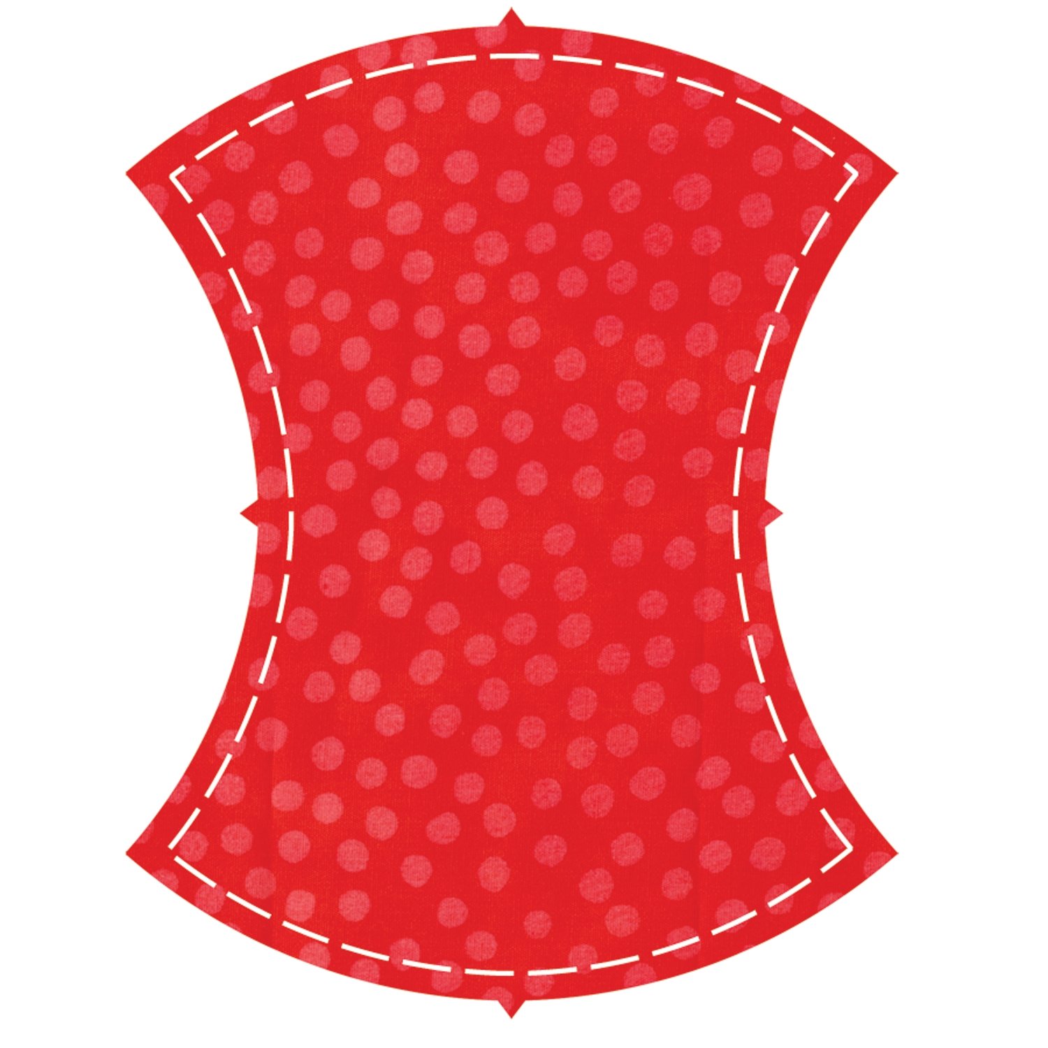 AccuQuilt GO! Fabric Cutting Dies - Apple Core Shape for Quilting, Sewing & DIY Crafts | Perfect for Quilt Blocks, Home Decor & Scrapbooking Projects
