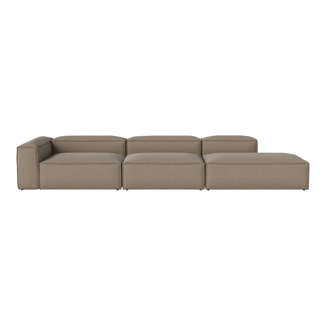 Cosima 3-Seater Sofa with Open End - Modern Living Room Furniture for Small Spaces | Perfect for Apartments, Studios & Cozy Home Decor