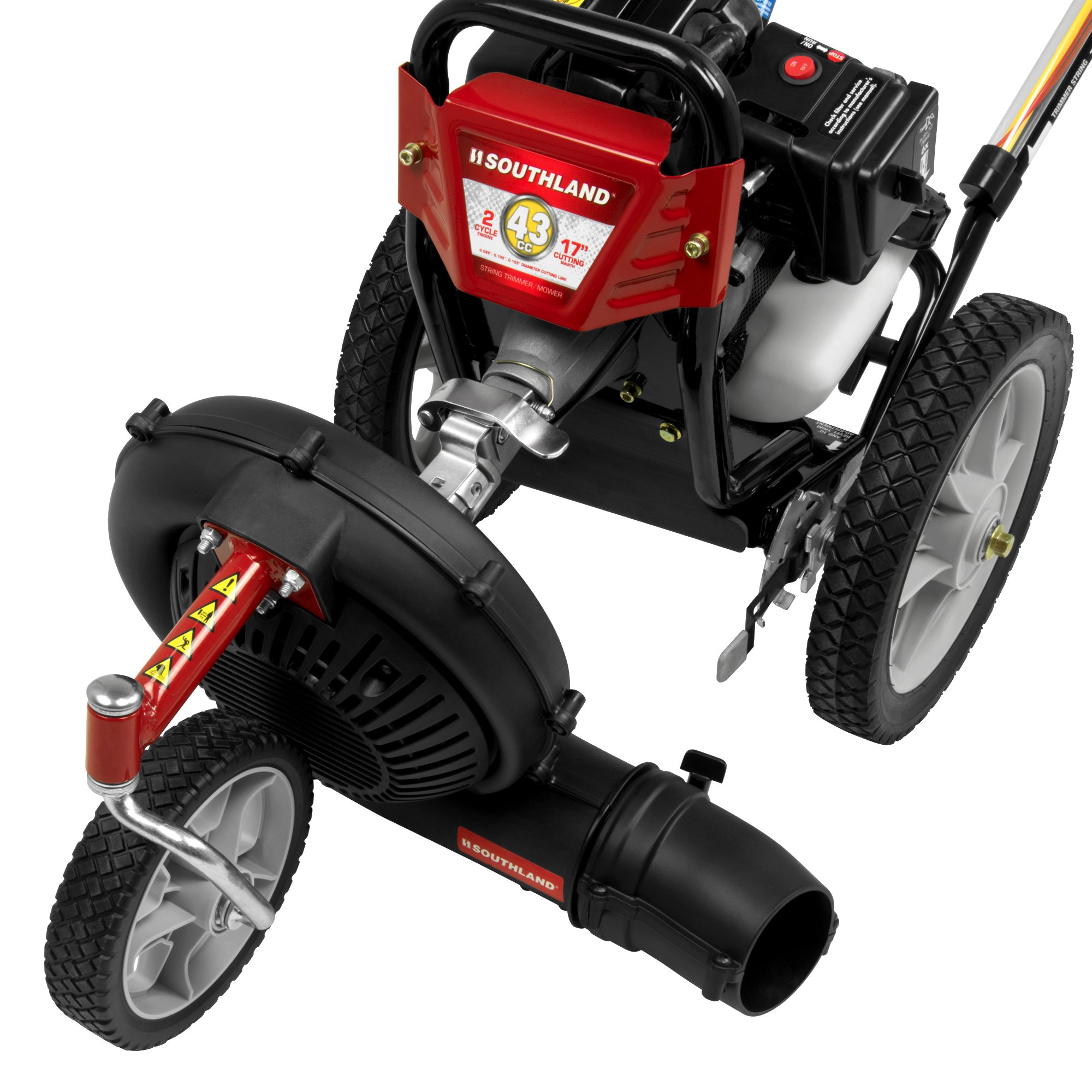Southland SWSTMBA Blower Attachment for Lawn & Garden - Powerful Red Leaf Blower Accessory - Perfect for Yard Cleanup, Driveway Clearing & Debris Removal
