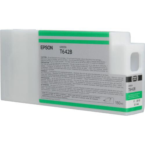 Epson T642B00 150ml Ultrachrome HDR Green Ink Cartridge for Epson 7900/9900 Printers - High-Quality Photo Printing & Professional Graphic Design
