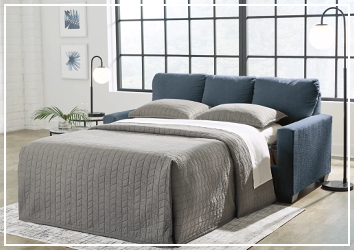 Gio Italia Rome Fabric Sofa Sleeper - Convertible Queen, Full XL & Twin Size Bed for Small Spaces | Comfortable Sleeper Sofa for Living Room, Guest Room & Apartments