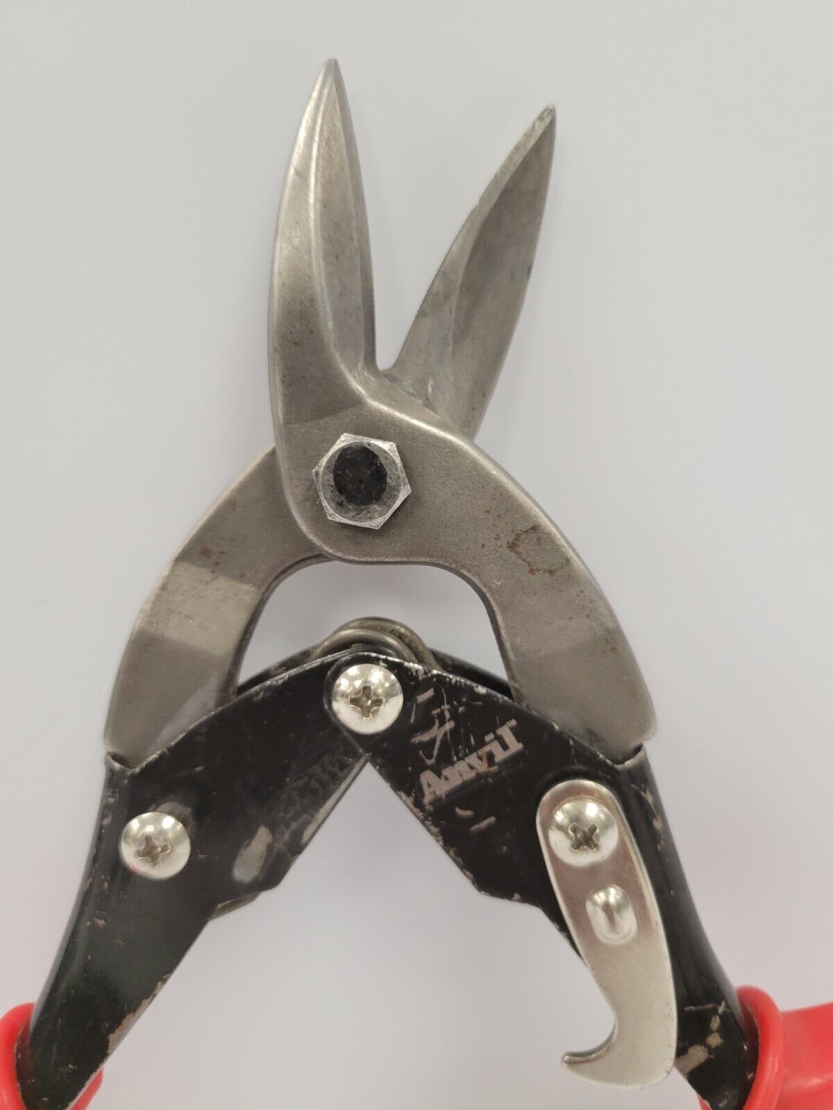 (71126 2A) Heavy Duty Aviation Snips - Metal Cutting Shears for Sheet Metal, HVAC, Roofing & DIY Projects | Professional Grade Tin Snips for Precise Cuts