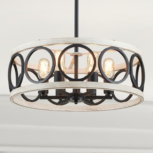 White Chandelier 6-Light