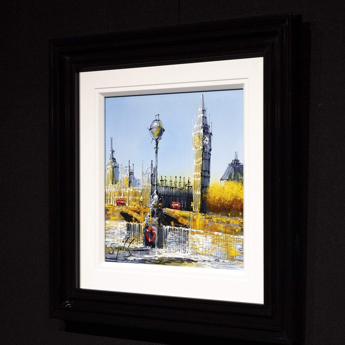 Original Southbank View Painting - Handmade Wall Art for Living Room, Bedroom & Office Decor | Perfect Gift for Home & Interior Design