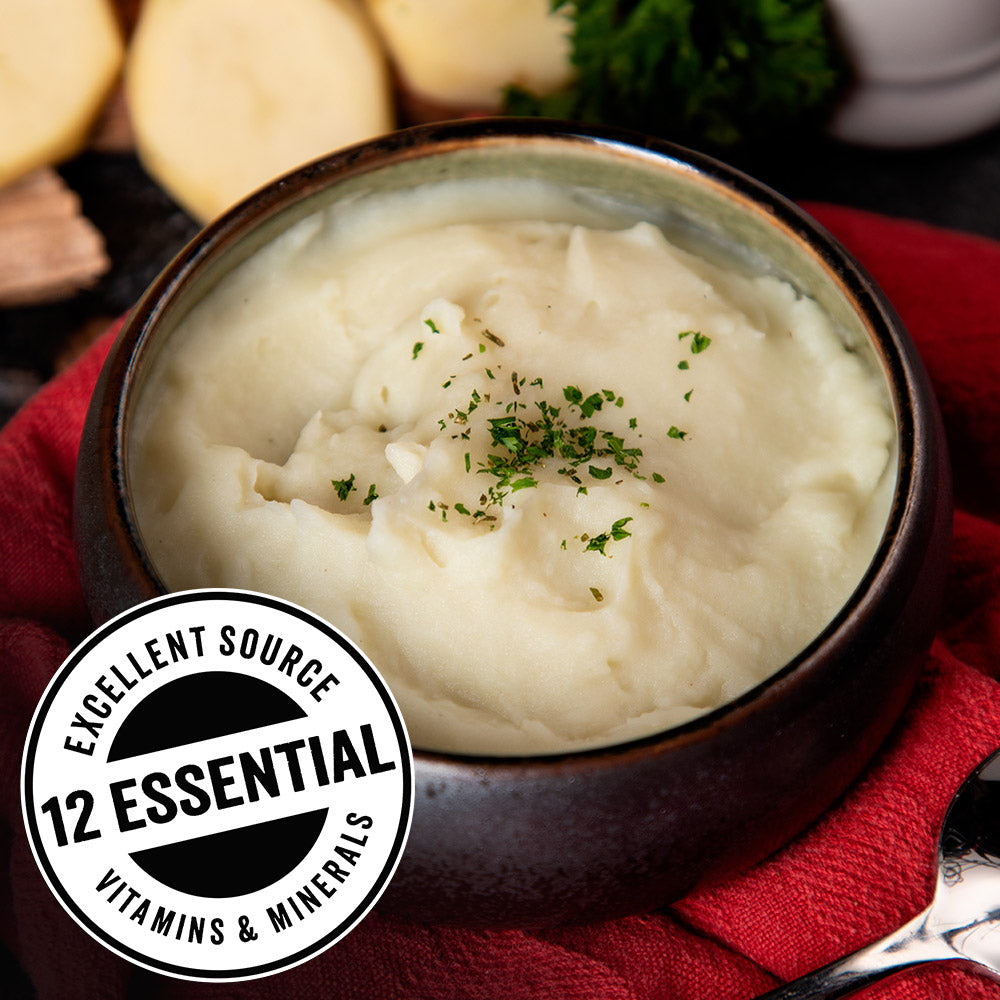 Premium Cherrywood Smoked Mashed Potatoes - 6 Pack #10 Cans (138 Servings Total) | Bulk Pantry Staple for Restaurants, Catering & Emergency Food Storage