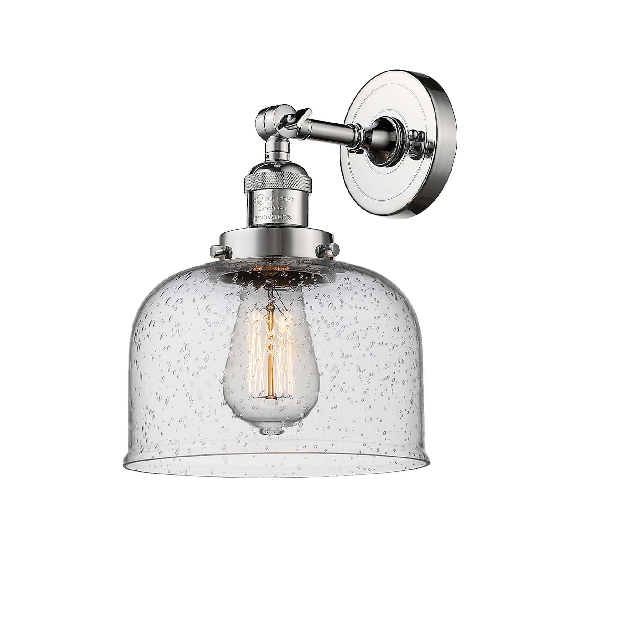 Innovations 201F-OB-G78 1-Light Semi-Flush Mount Ceiling Light Fixture in Oil Rubbed Bronze - Perfect for Bedroom, Hallway, and Entryway Lighting