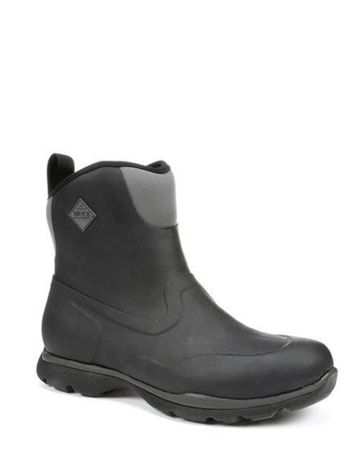 Muck Boot Men's Excursion Pro Mid Waterproof Work Boots - Black/Gunmetal - Ideal for Hunting, Hiking & Outdoor Activities