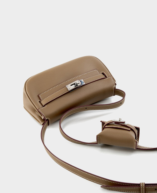 Mini Saddle Crossbody Bag for Women - Small Leather Shoulder Purse with Adjustable Strap - Perfect for Travel, Shopping & Everyday Use