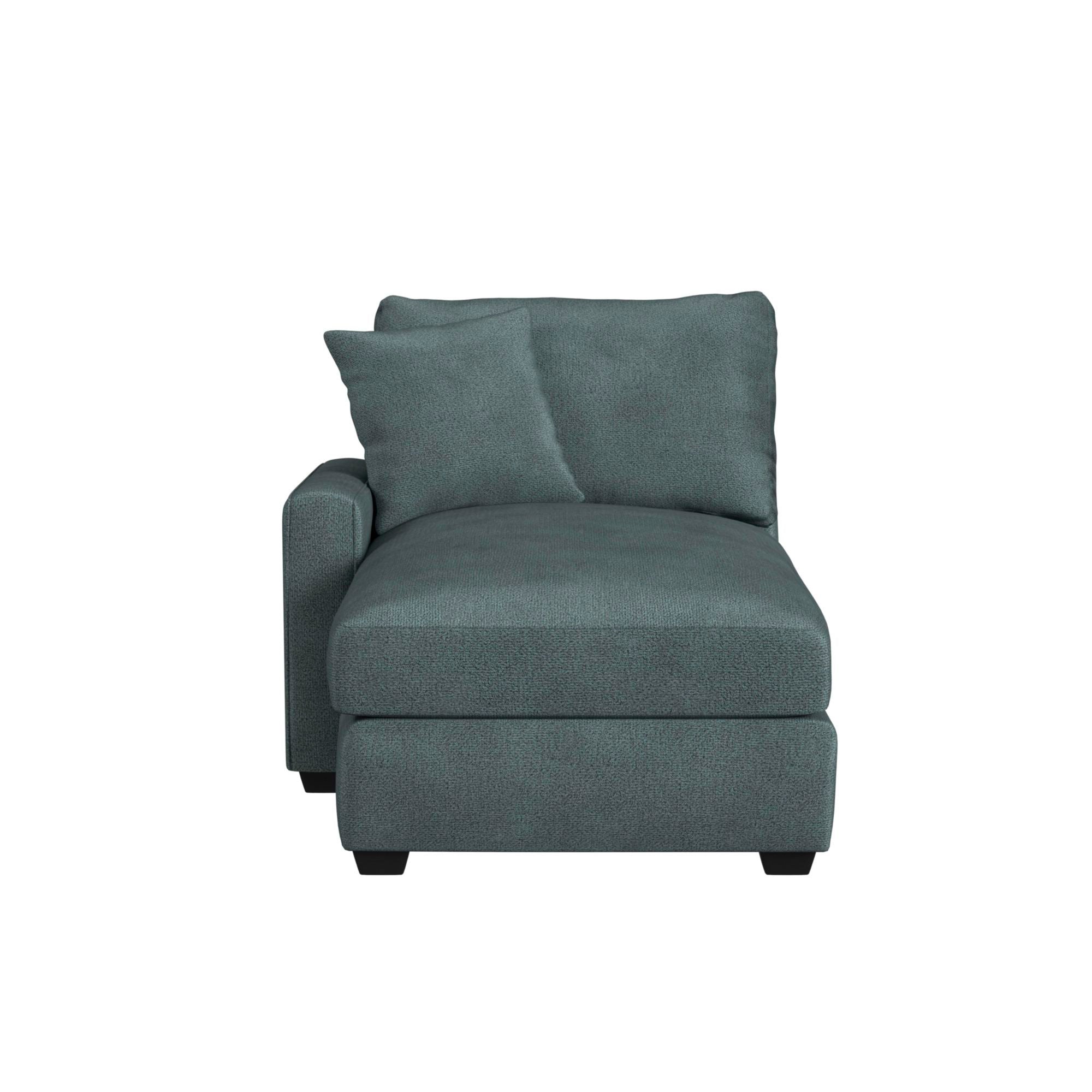 Simply Elements Left Chaise Sectional Sofa - Modern L-Shaped Couch with Reversible Chaise for Living Room, Lounge, and Family Room Comfort