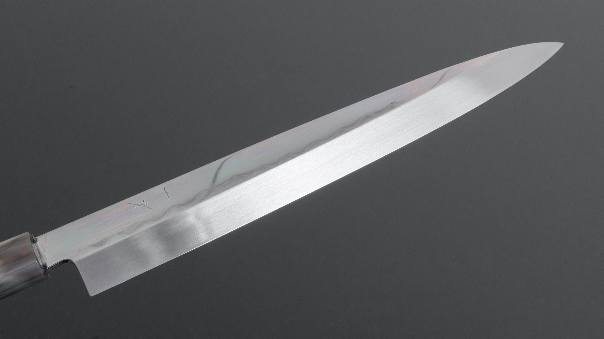 Hitohira Togashi White #1 Notaremon Mizu Honyaki Yanagiba 270mm Sushi Knife with Ebony Handle & Saya - Premium Japanese Chef Knife for Sushi, Sashimi & Fine Slicing