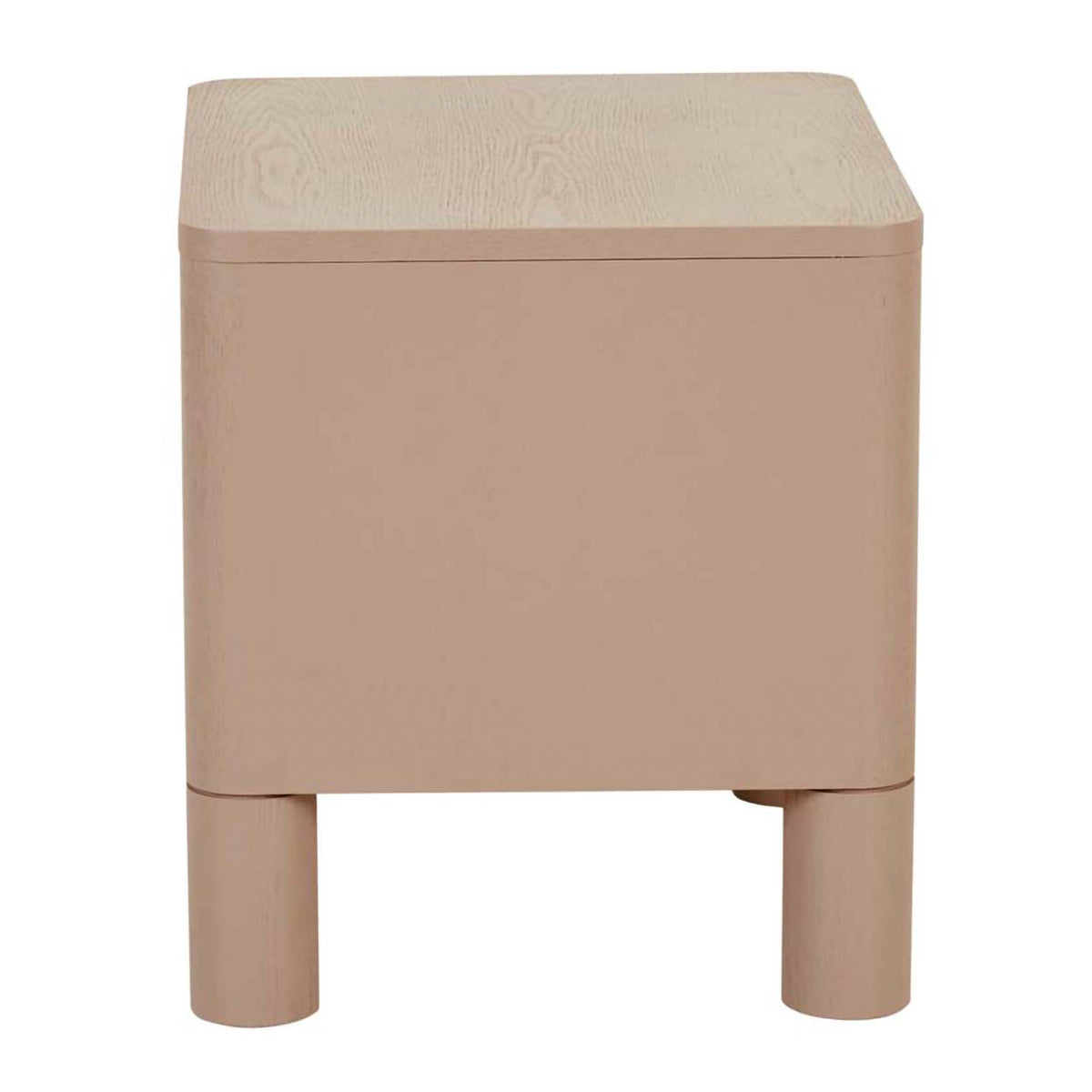 Modern Open Bedside Table - Minimalist Nightstand with Storage Shelf for Bedroom, Living Room & Office - Perfect for Small Spaces, Books, Alarm Clock & Decor