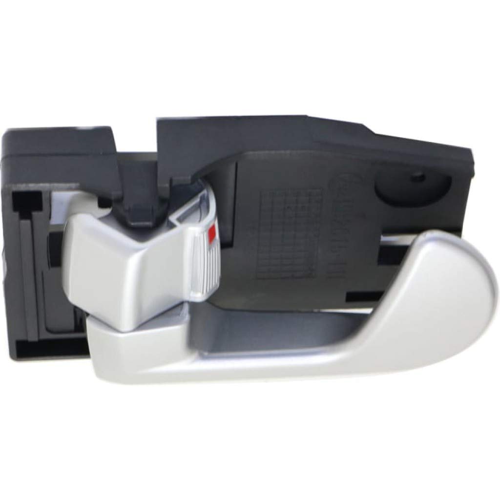Mitsubishi Endeavor Interior Door Handle 2004-2011 - Front or Rear Driver Side Silver with Door Lock Button | Compatible with All Submodels | Perfect for Car Door Repair & Replacement