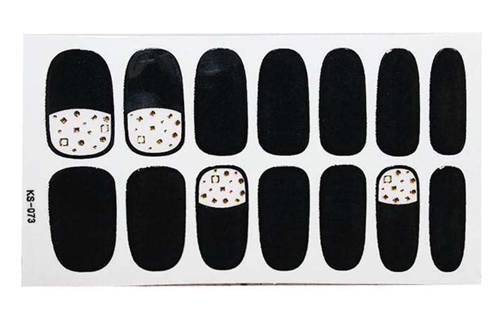5 Pack Fashionable Nail Stickers - Waterproof Nail Decals for Manicure & DIY Nail Art - Perfect for Parties, Weddings, and Everyday Wear