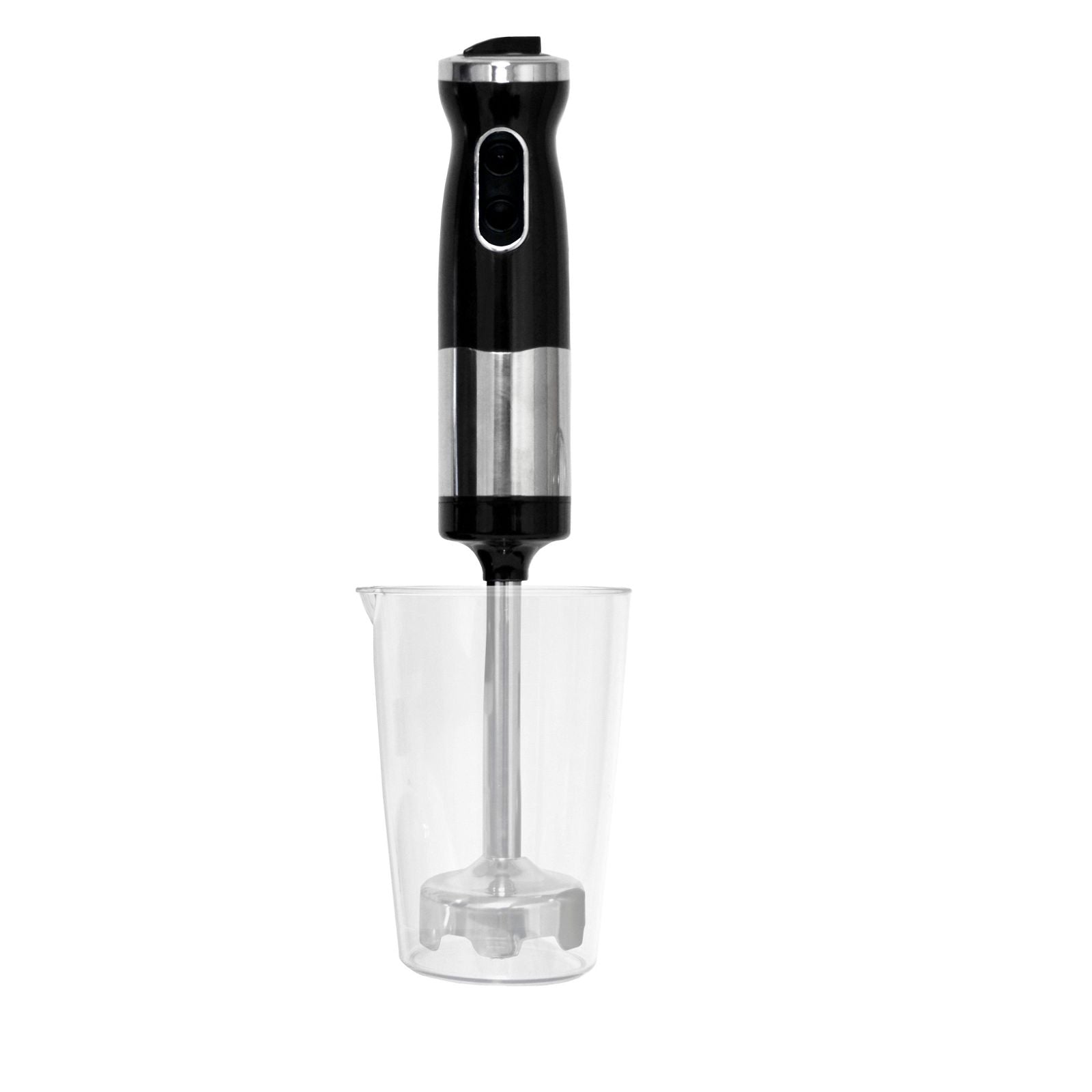 700W Electric Stick Blender - 700ml Immersion Hand Blender with Chopper Attachment - Powerful Kitchen Mixer for Smoothies, Soups & Baby Food - Black