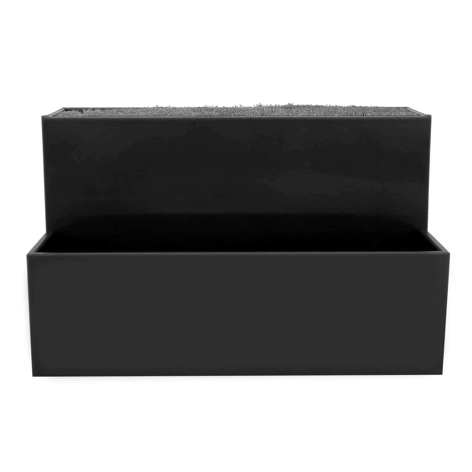 YUYTE Salon Scissors Storage Holder - Large Hairdressing Organizer Box for Hair Clips, Combs & Scissors - Black Desktop Organizer for Barber Shops & Home Styling Stations