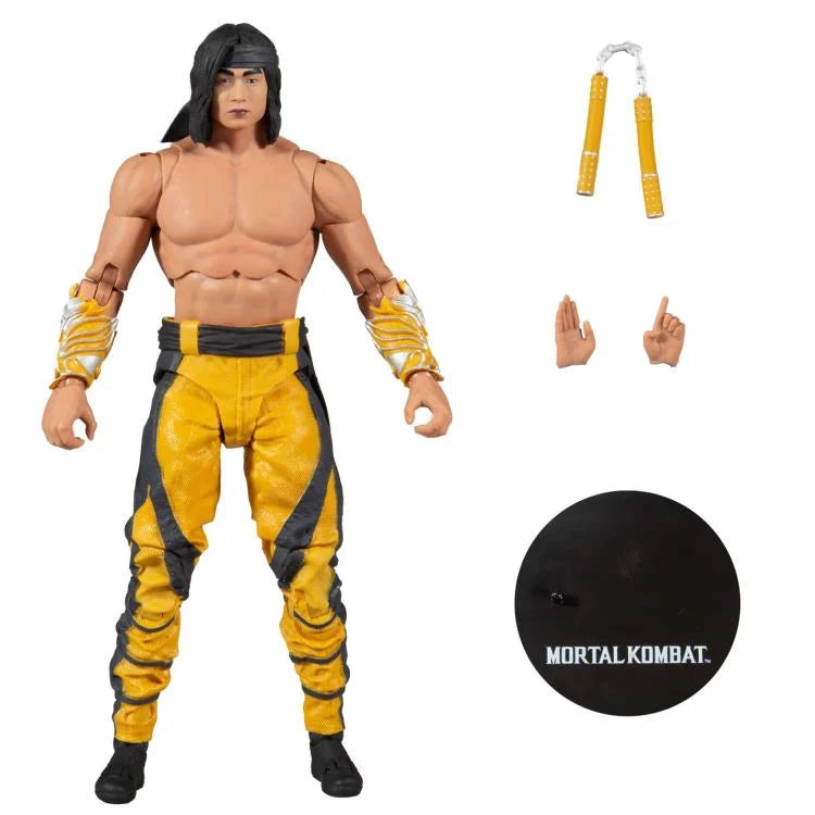 Mortal Kombat XI Liu Kang Fighting Abbot 6-Inch Collectible Action Figure - Video Game Character Model for Display & Combat Play