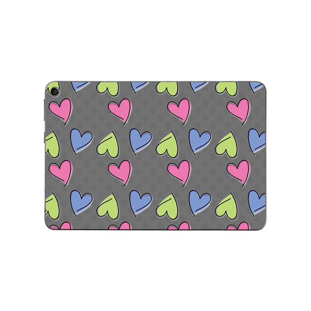 MightySkins Vinyl Decal Wrap Cover for Amazon Fire HD 8 (2020) - Girly Design | Protective & Durable Skin | Easy to Apply & Remove | Made in USA | Perfect for School, Travel & Everyday Use
