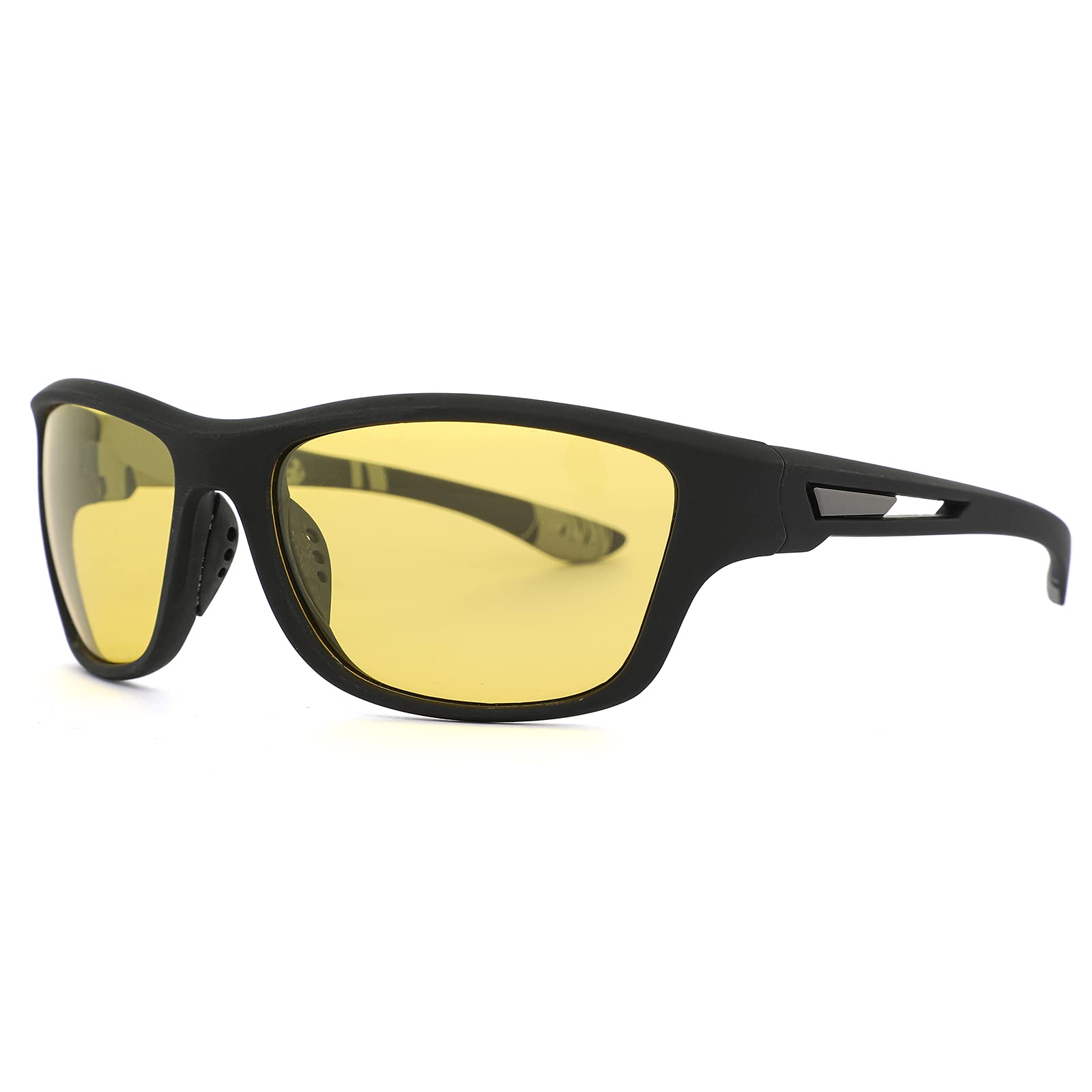 Polarized Night Vision Sunglasses for Driving, Fishing & Outdoor Activities - Anti-Glare UV Protection Sunglasses for Men & Women