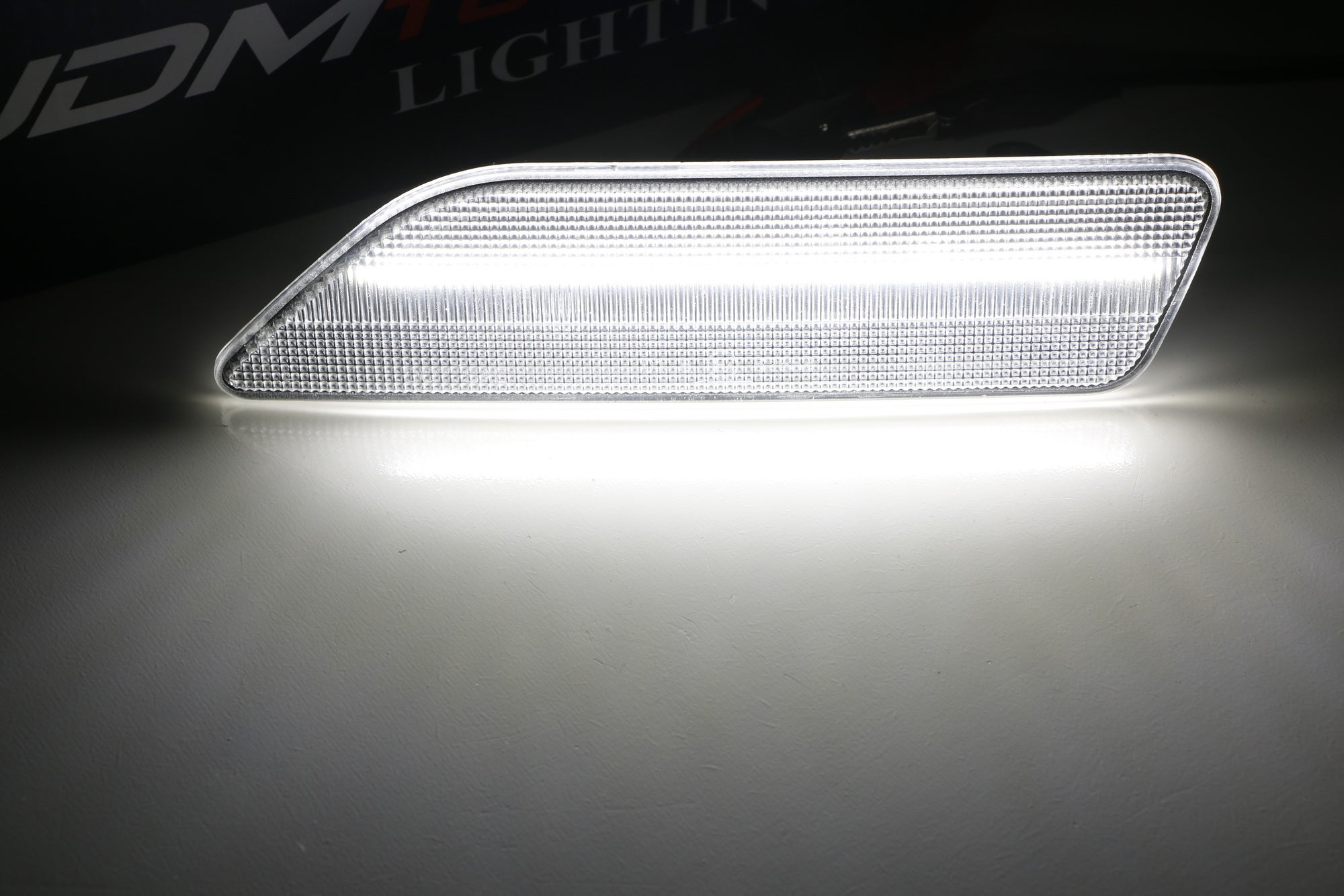 06-11 Mercedes CLS Clear LED Side Marker Lights - White Full LED Strip for Front Bumper - Upgrade Your Car's Style & Visibility (Perfect for Night Driving & Custom Car Mods)