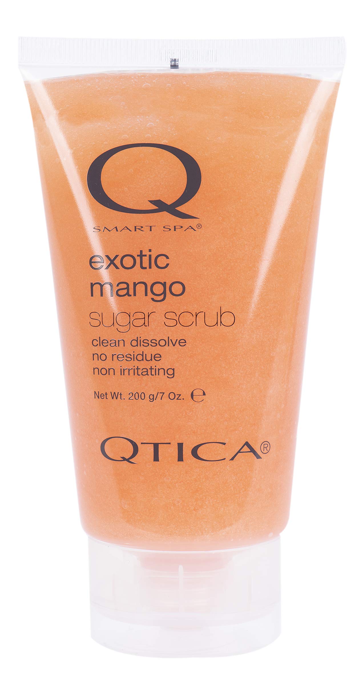 Qtica Smart Spa Sugar Scrub - Exotic Mango Scent, 7 oz Body Scrub for Soft & Glowing Skin | At-Home Spa Treatment & Gift Idea