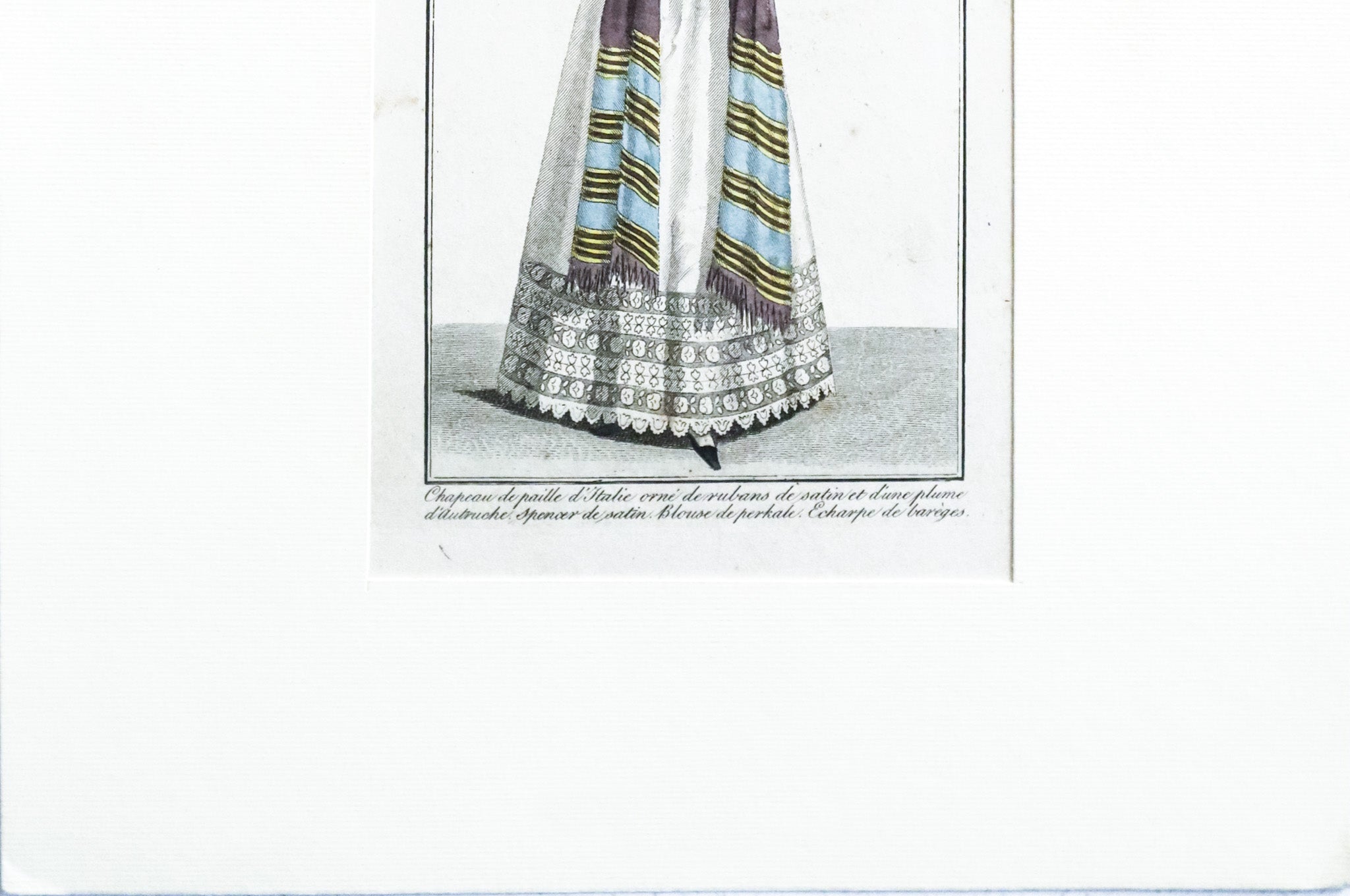 1820s Parisian Ladies Fashion Costume Set of 2 - Vintage Historical Dress for Reenactment, Theater & Cosplay