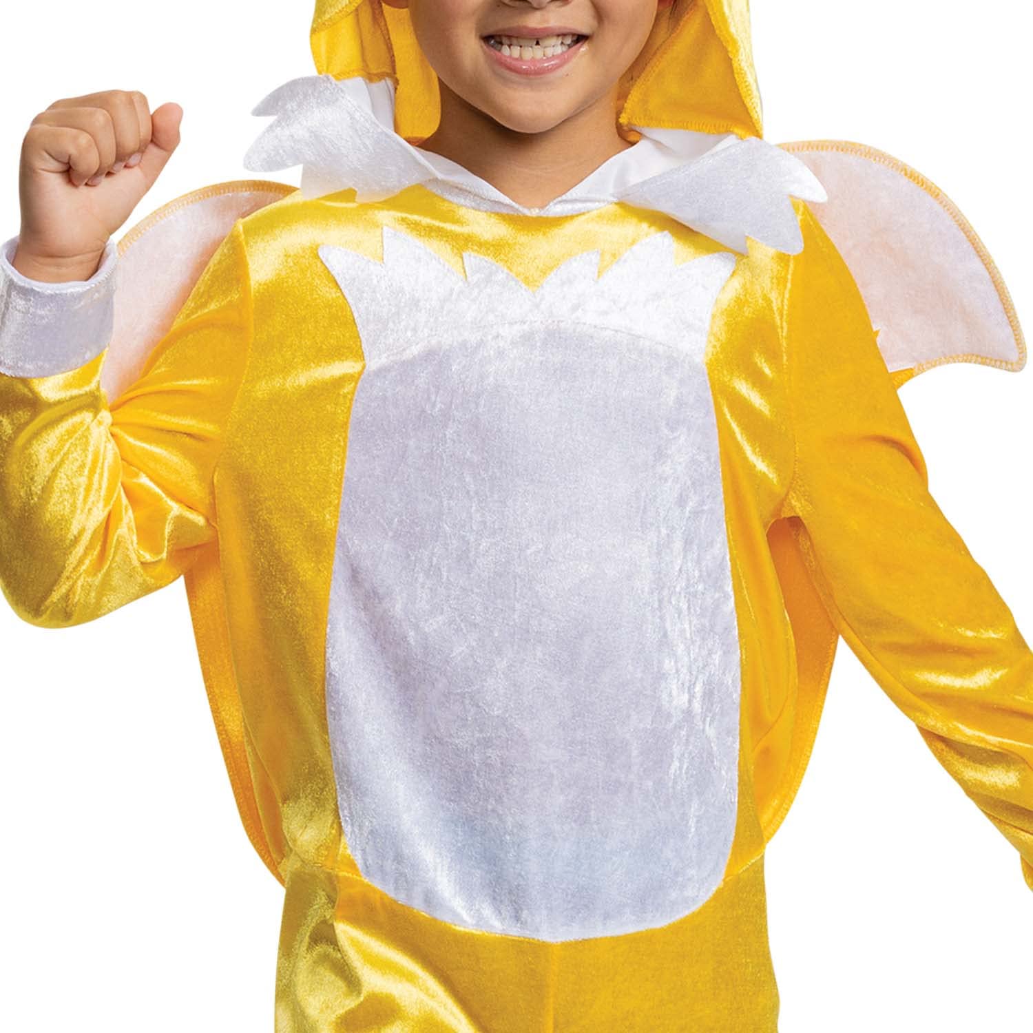 Official Sonic Movie Tails Costume for Kids - Licensed Sonic the Hedgehog Character Outfit with Headpiece - Perfect for Halloween, Cosplay, and Themed Parties