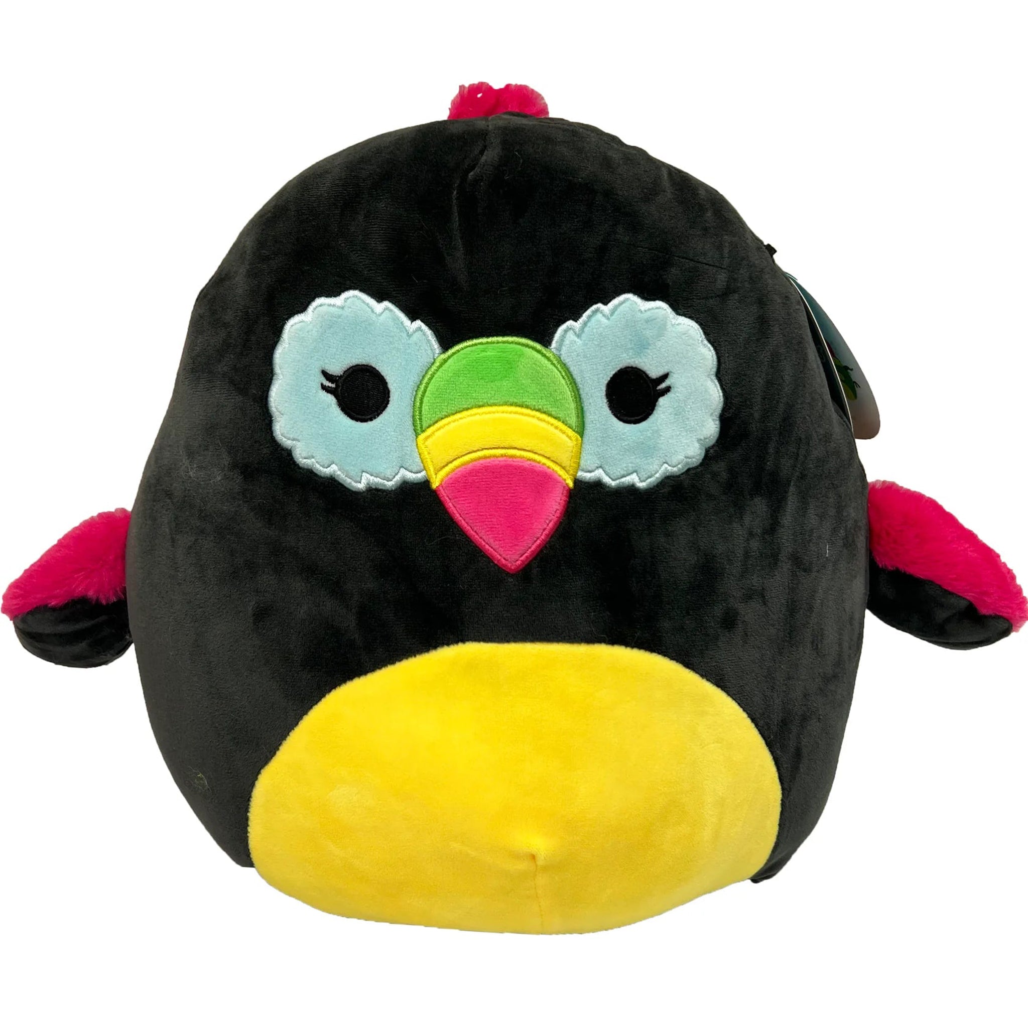 5 Pack Squishmallow Blacklight Squad - Tito the Toucan Plush Toy | Glow in The Dark Collectible Stuffed Animal for Kids Room Decor, Birthday Gifts & Sleep Comfort