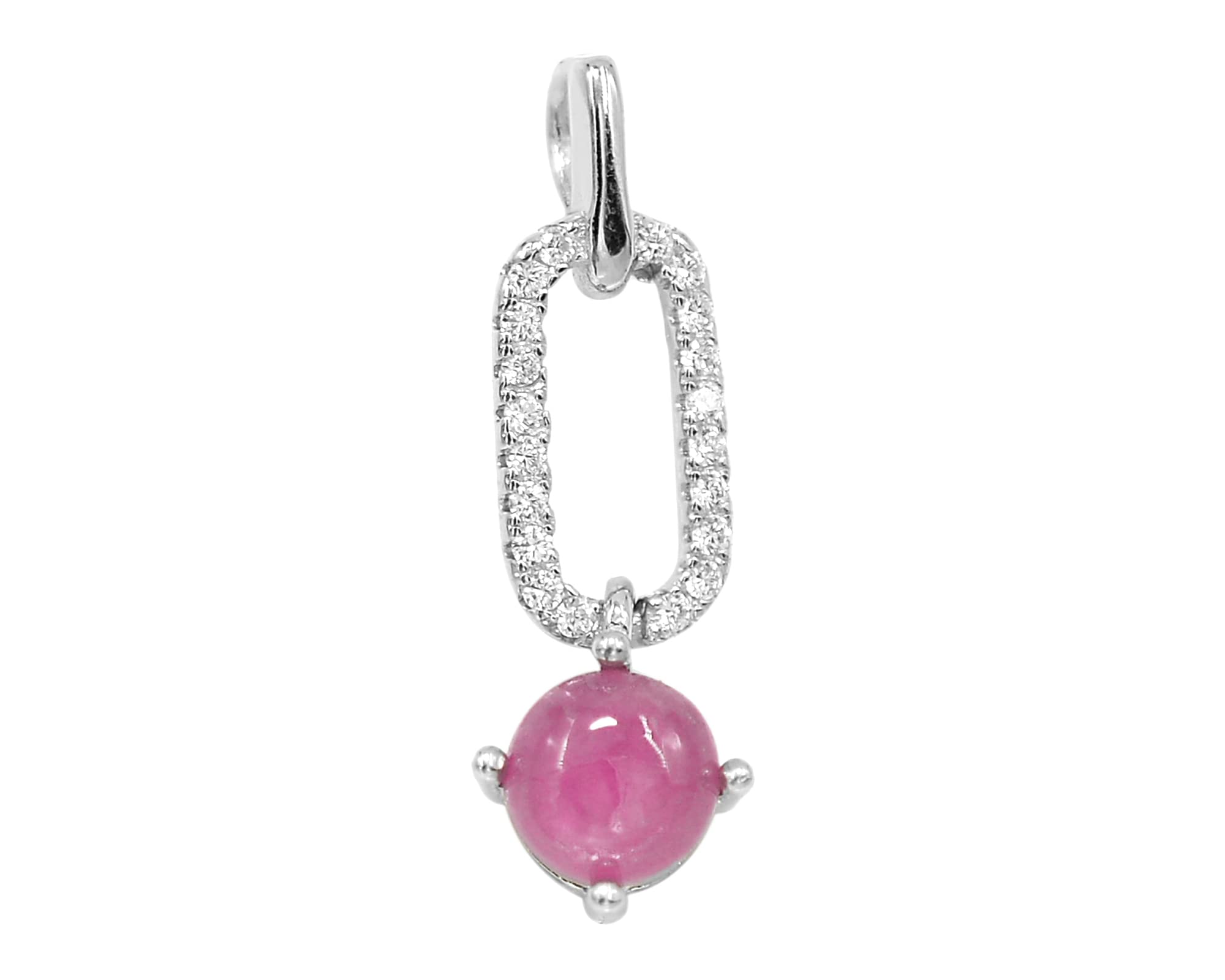 Natural Red Ruby Jewelry Set for Women - July Birthstone Cabochon Ring, Earrings & Pendant in 925 Sterling Silver | Elegant Birthday Gift for Wife, Anniversary Present, Special Occasion Jewelry