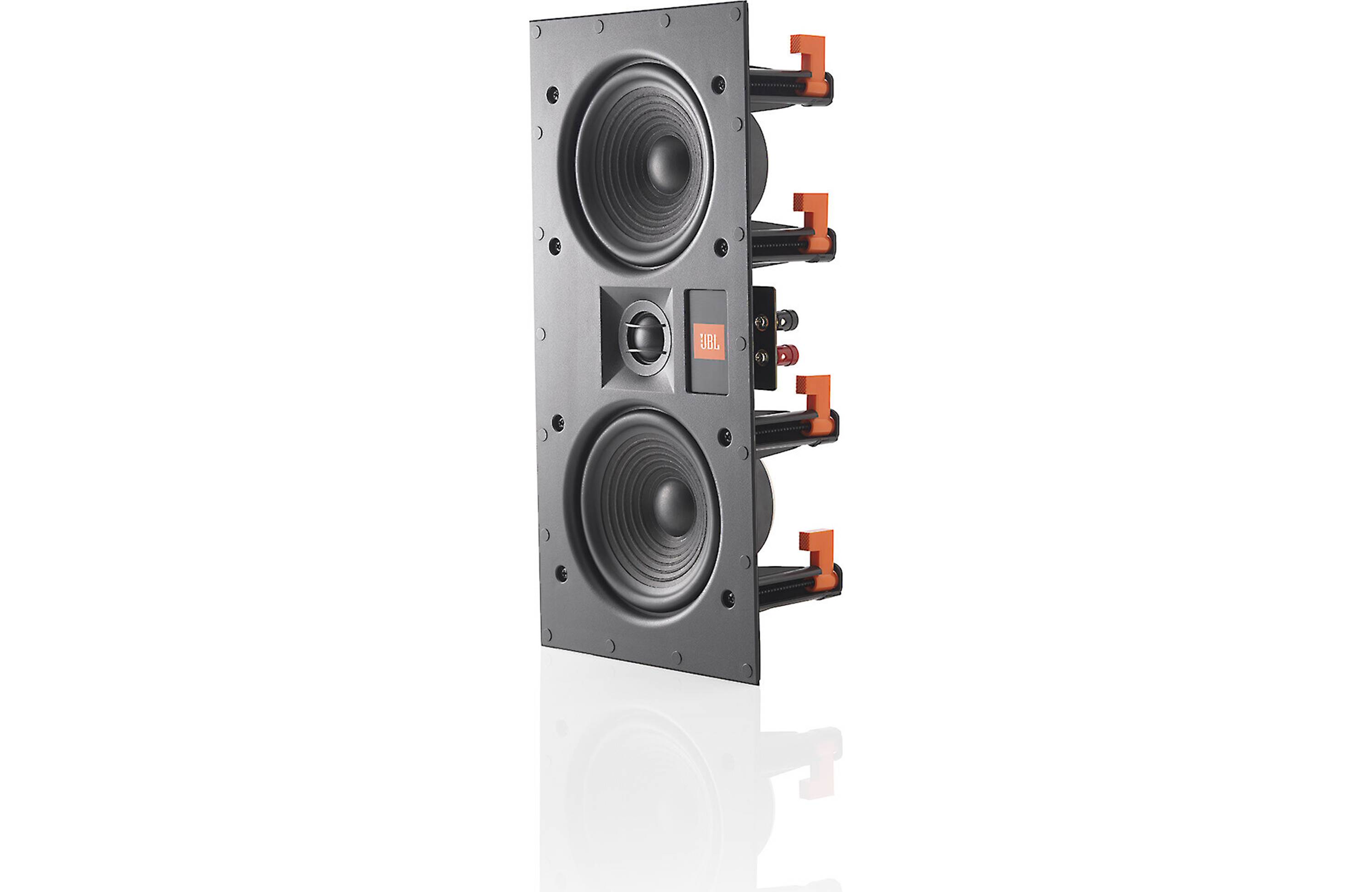 JBL Arena 55IW Dual 5.25 Inch In-Wall Speaker - High Performance Home Audio System for Surround Sound & Home Theater Installation (Pair) - Perfect for Living Room, Bedroom & Home Theater Setup