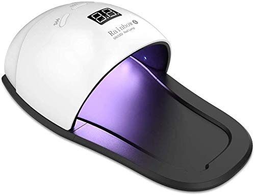 Oukaide 48W UV/LED Nail Lamp - 2 in 1 Professional Nail Dryer for Gel Polish Curing | Fast Drying for Finger & Toe Nails | Portable Design for Home & Salon Use | Perfect for Manicures, Pedicures & DIY Nail Art
