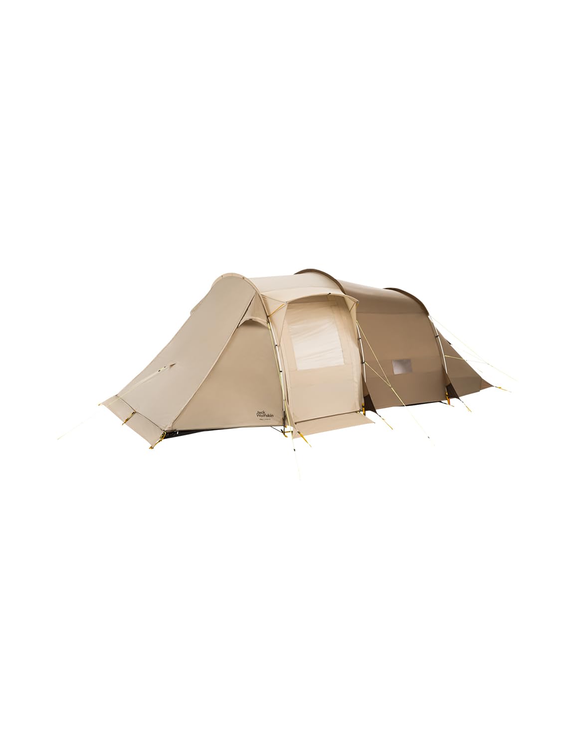 Jack Wolfskin Unisex Divide RT Tent for Adults - Lightweight, Waterproof Camping Shelter in White Pepper, One Size - Perfect for Backpacking, Hiking & Outdoor Adventures
